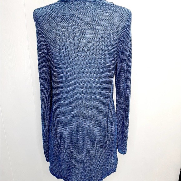 Foxcroft Knit Blue‎ Cardigan Medium - Picture 3 of 6